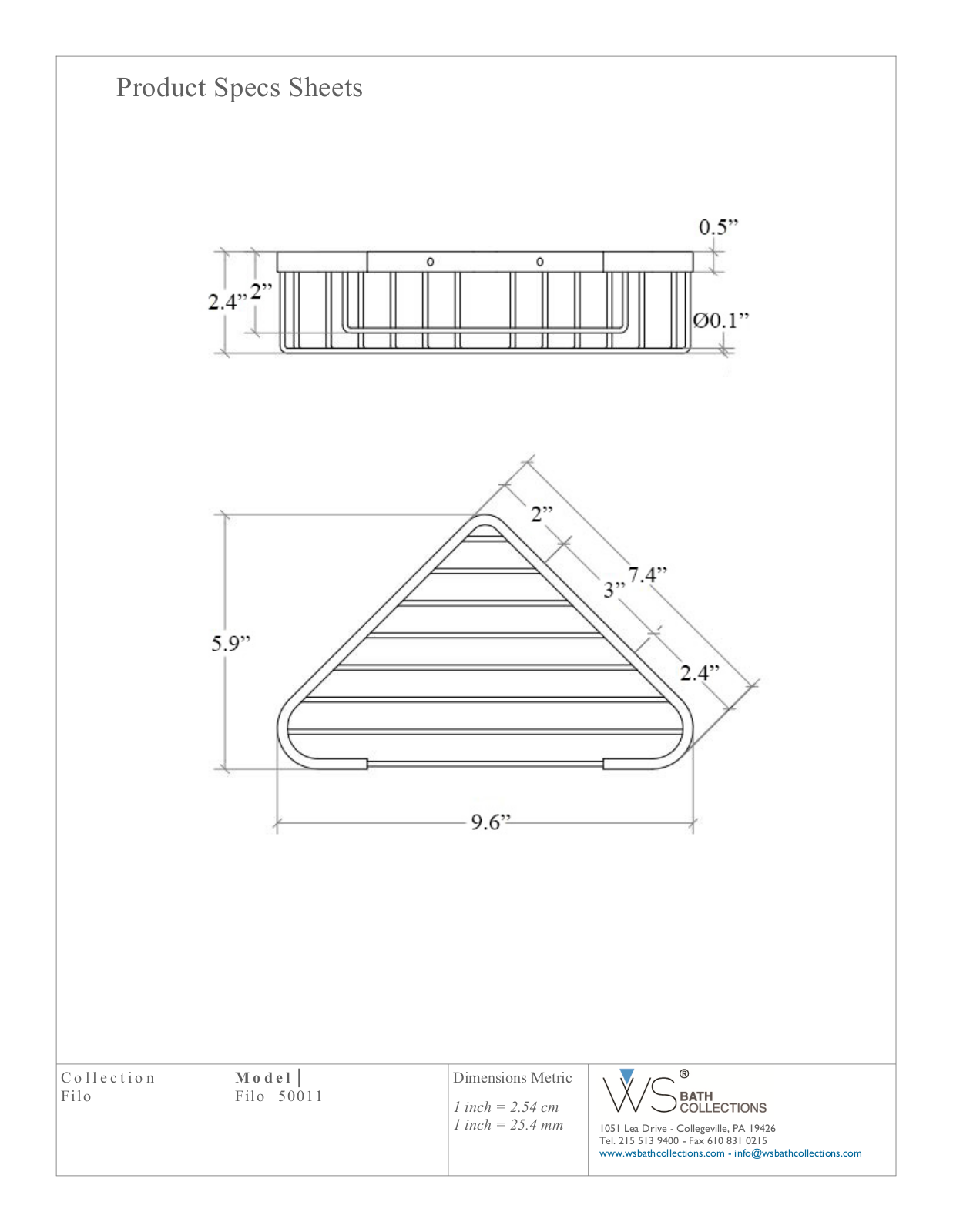 WS Bath Collections WSO1230 Specifications - ManualMachine.com