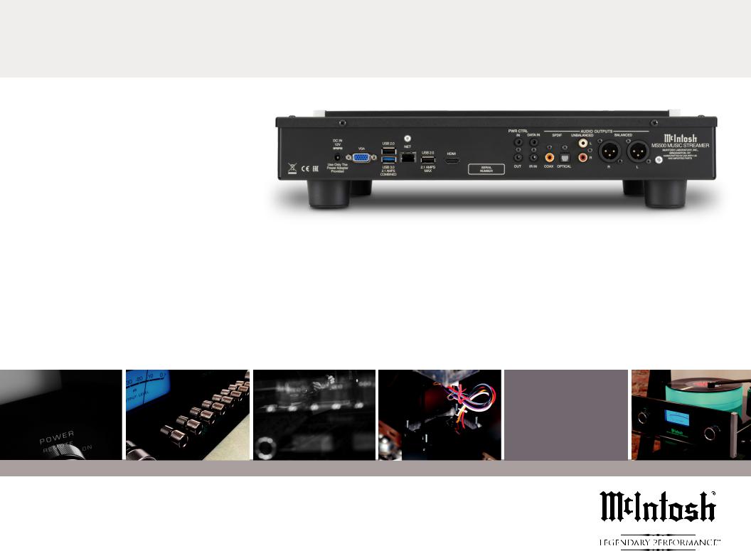 McIntosh MS500 Specification Sheet