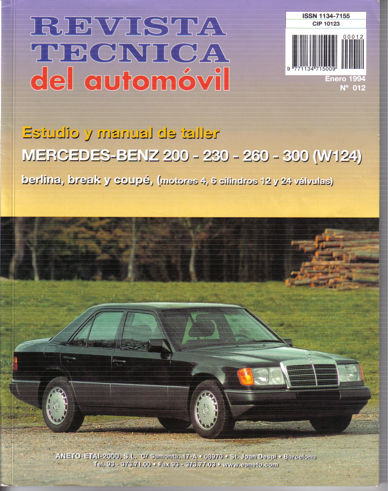 Mercedes 200 1994, 230 1994, 260 1994 User Manual