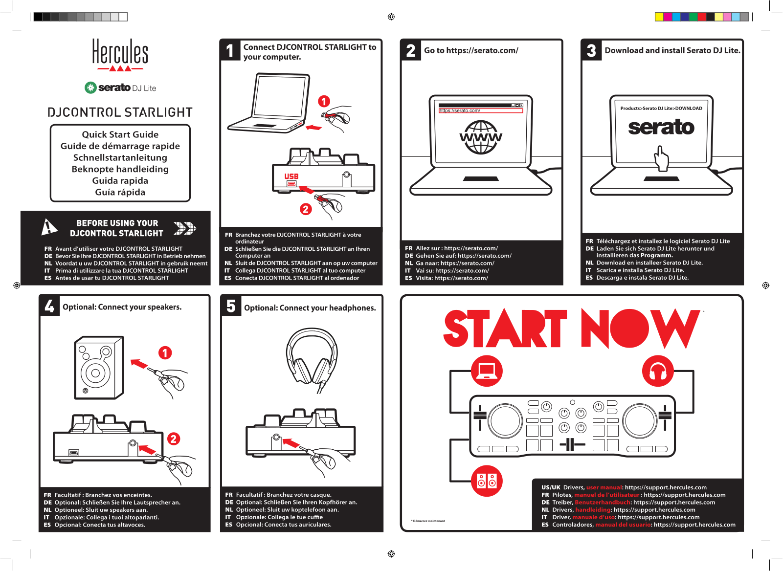 Hercules DJ Starter Kit User manual