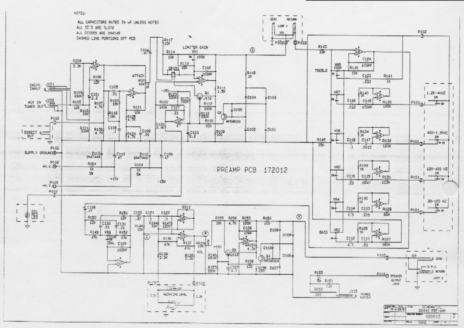 Gibson gb440 schematic