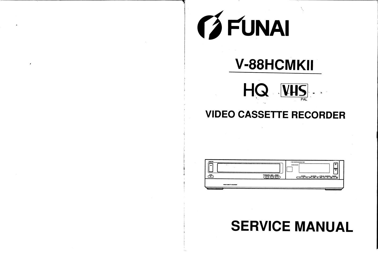 Funai v88hcm k2 SERVICE MANUAL