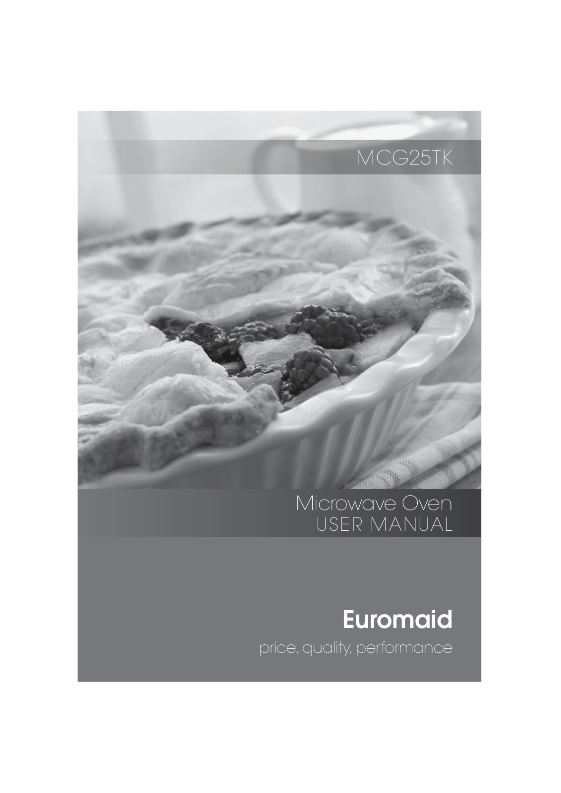 Euromaid MCG25TK User Manual