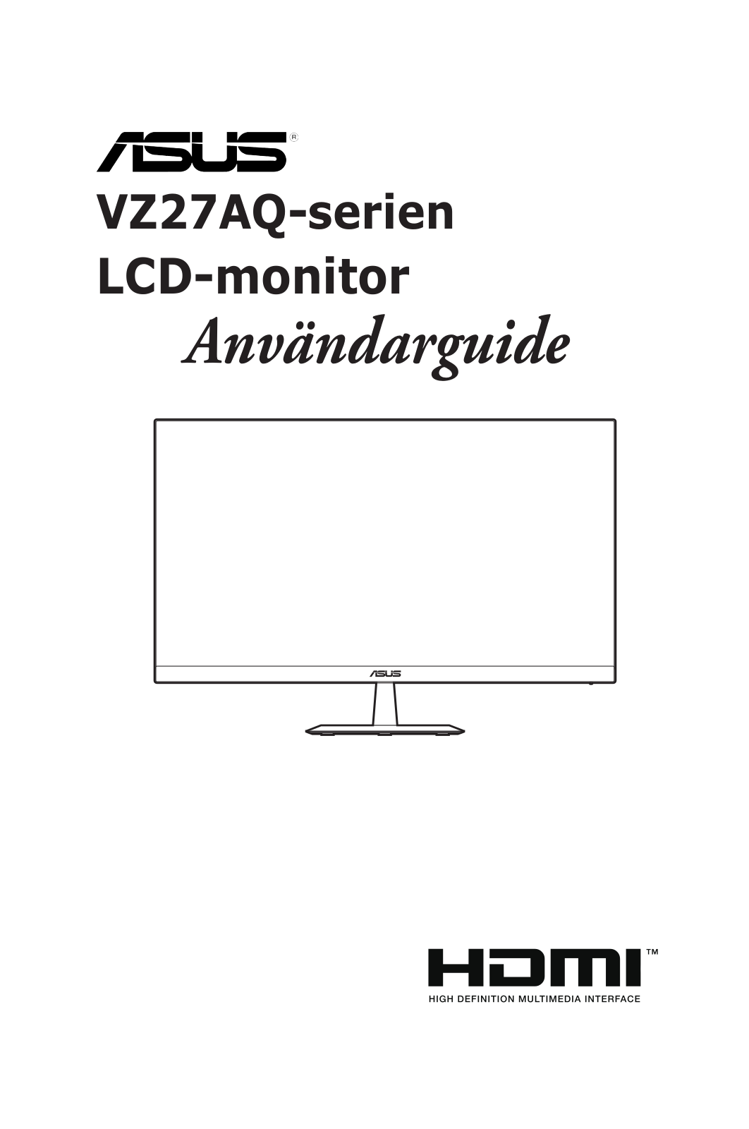 Asus VZ27AQ User’s Manual