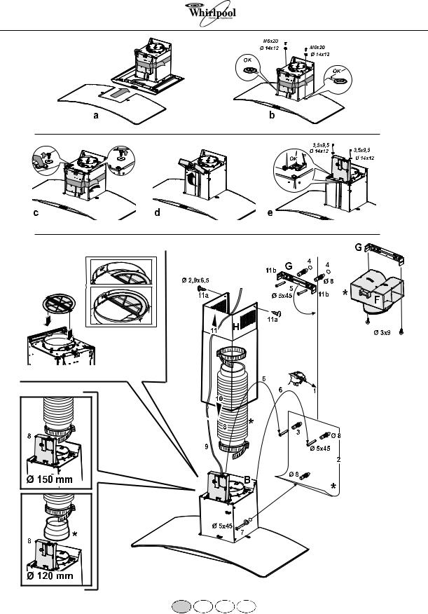 WHIRLPOOL WHG 66 AM UK X User Manual