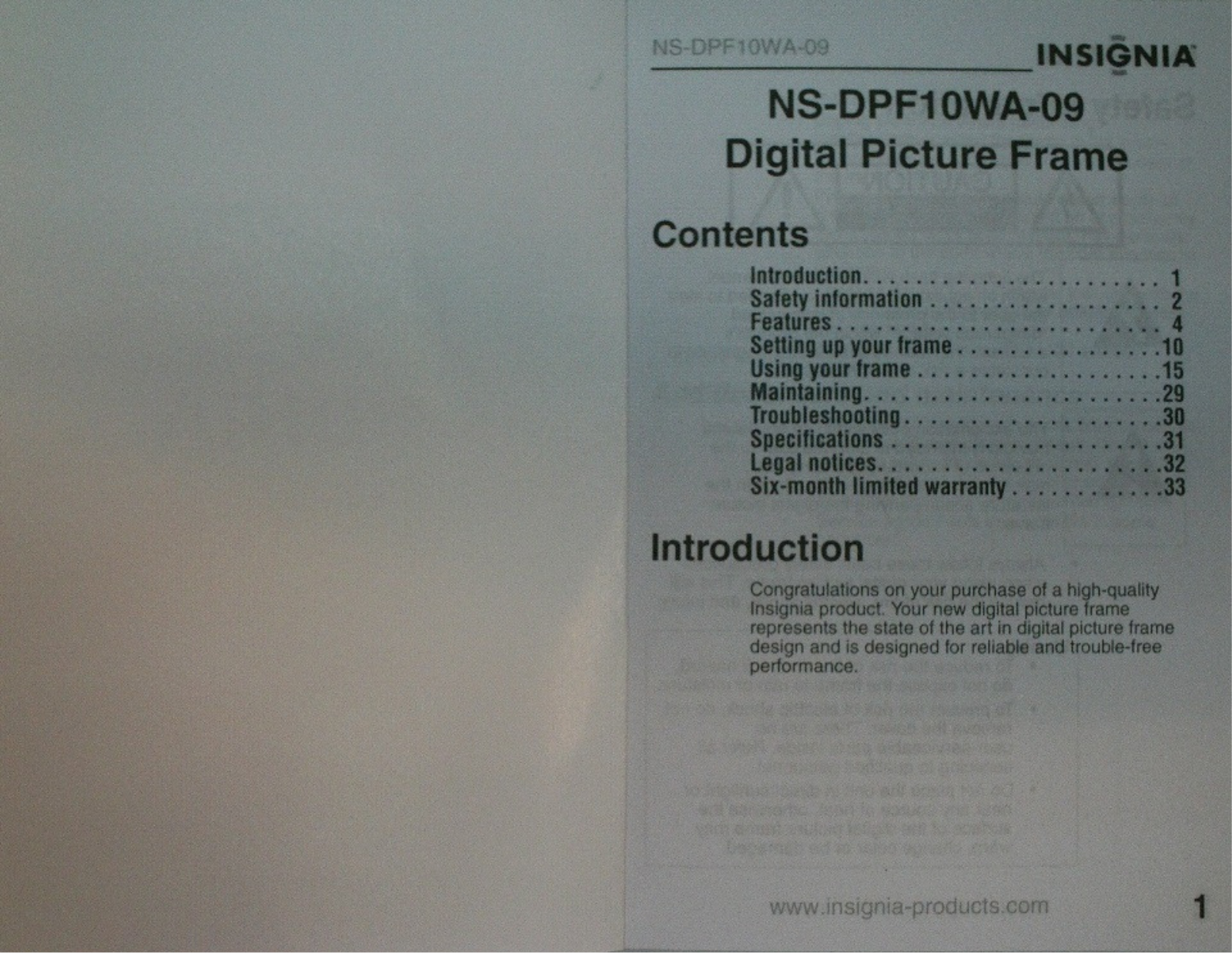 Kyocera NS-DPF10WA-09 User Manual