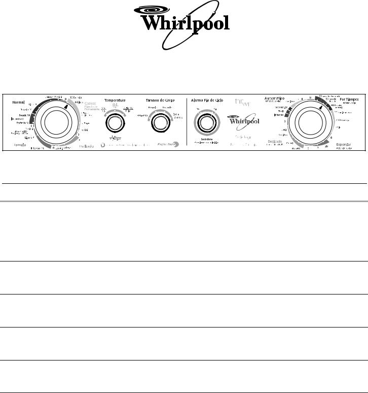 WHIRLPOOL 7MLTG8234 Feature Sheet
