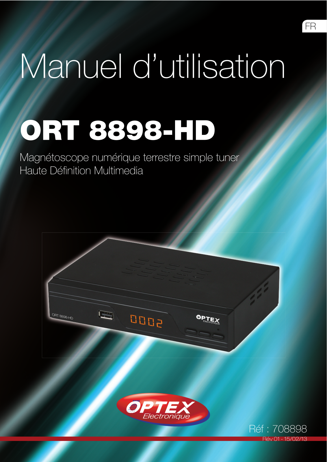 OPTEX ORT 8898-HD User Manual