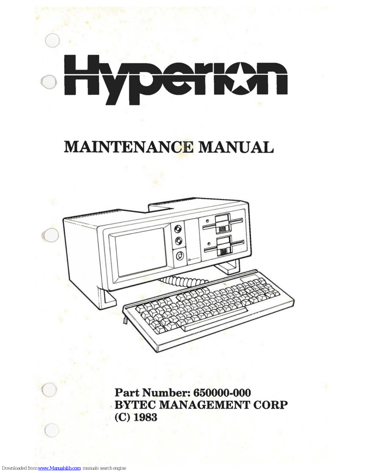 Byte? Hyperion Maintenance Manual - ManualMachine.com
