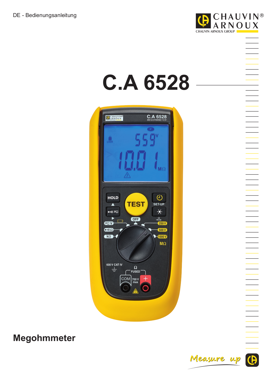 Chauvin Arnoux C.A 6528 User’s manual