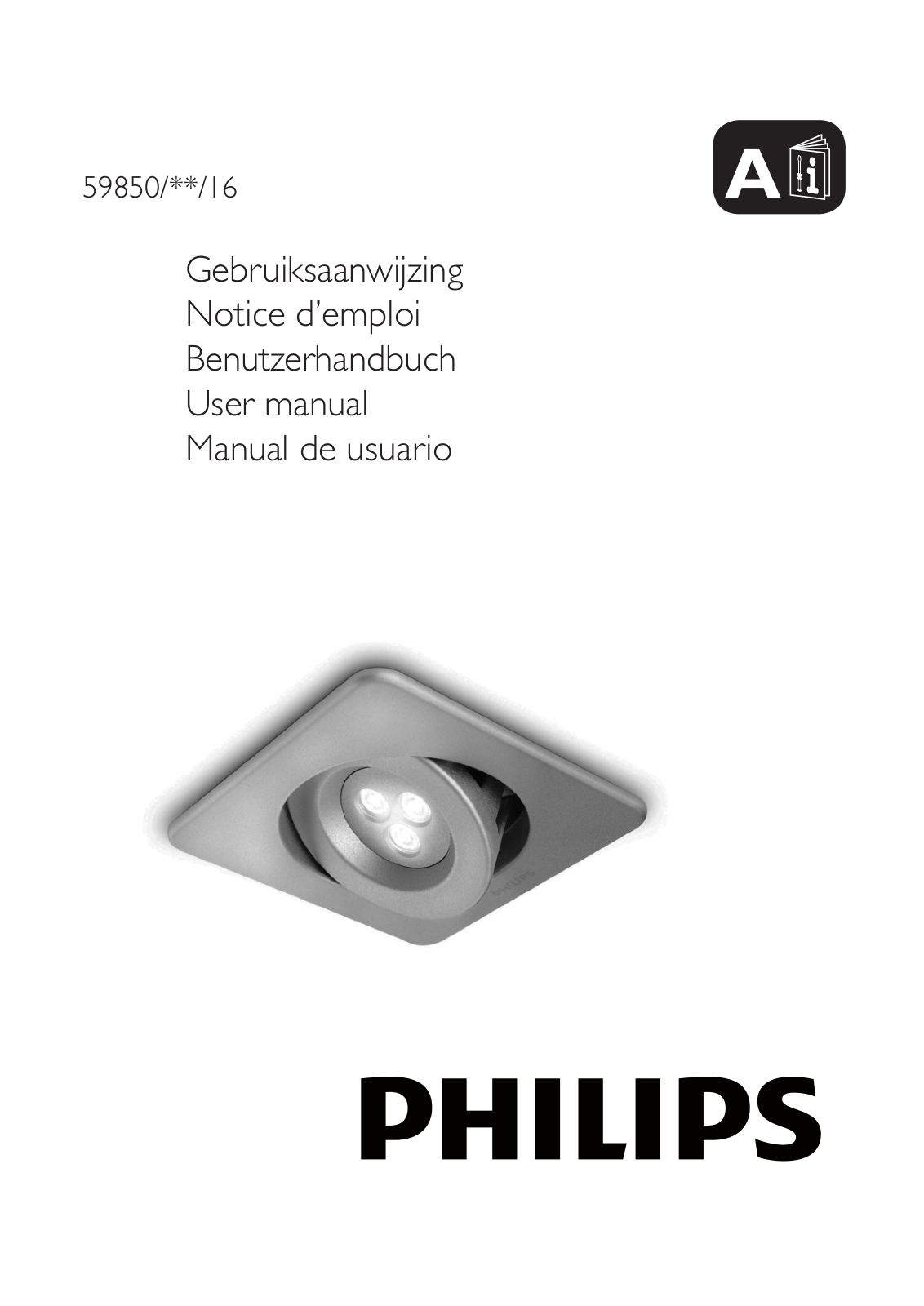 Philips SMARTSPOT Foco empotrable User Manual