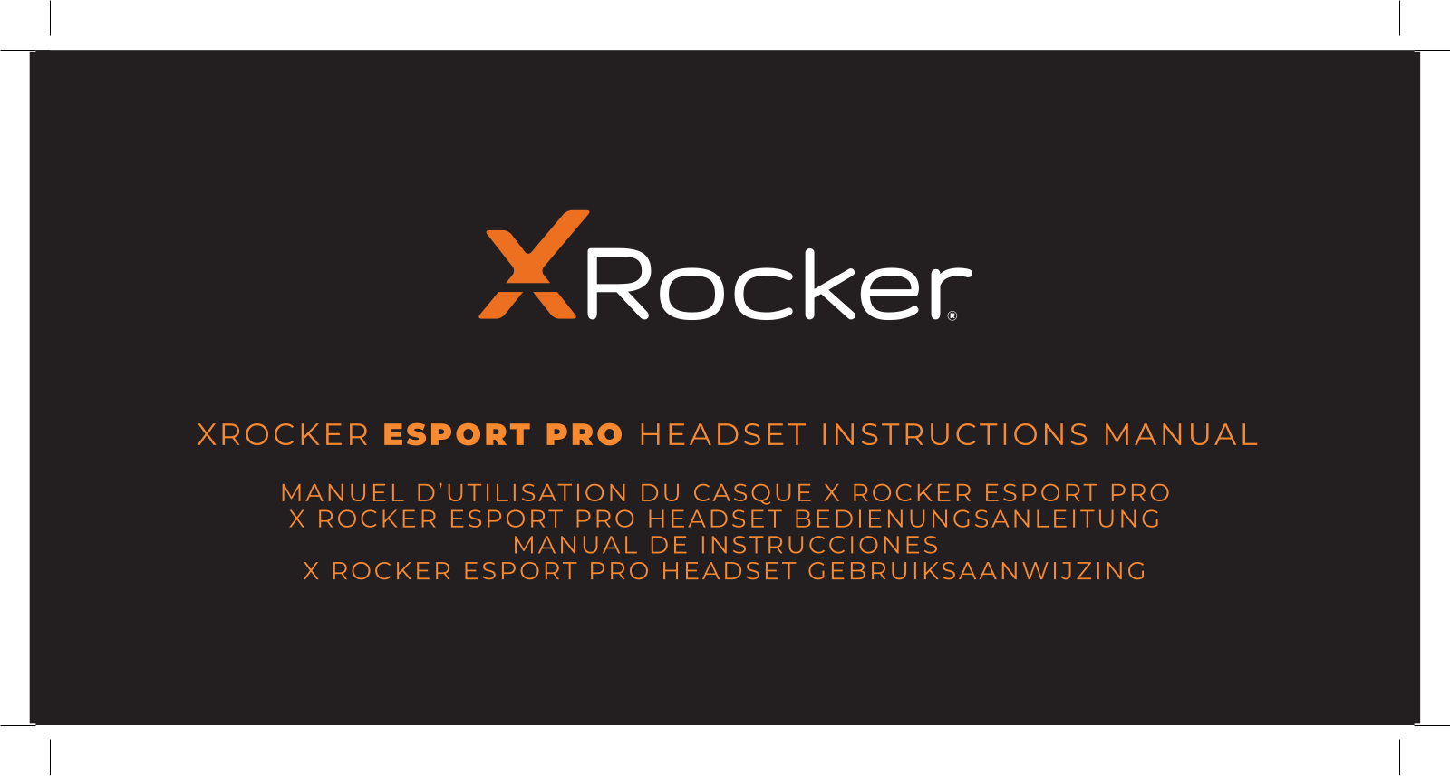 XROCKER ESPORT PRO User guide - ManualMachine.com