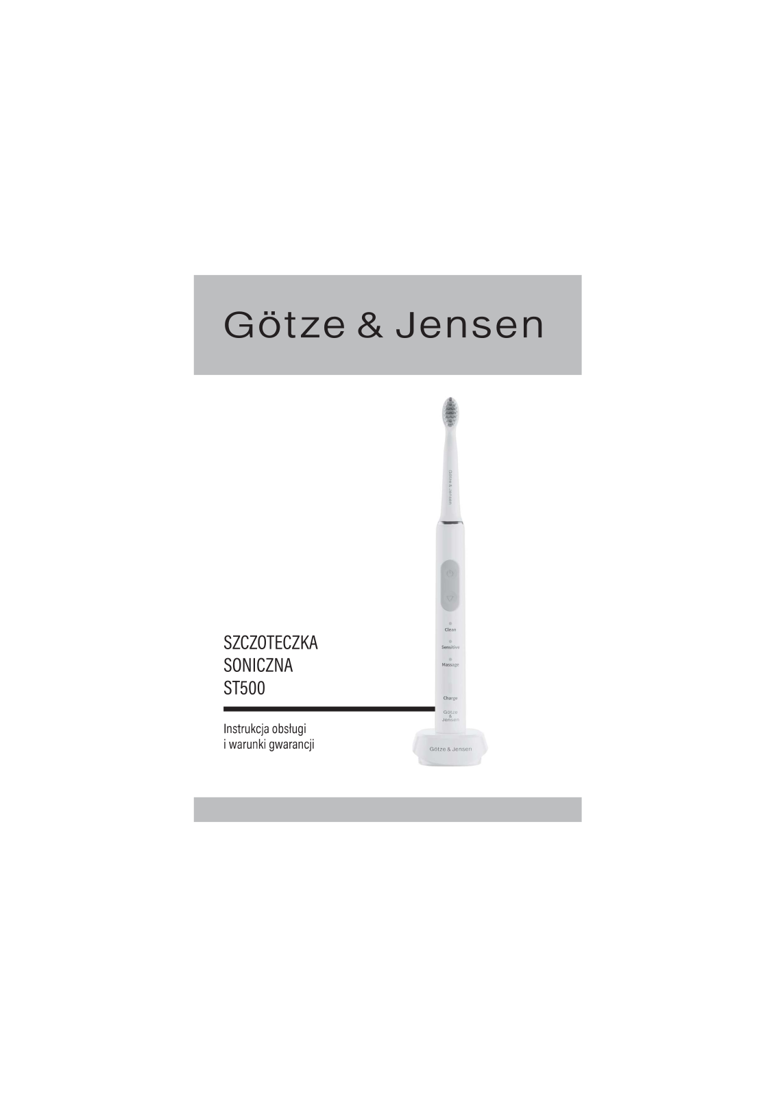 GOTZE & JENSEN ST500 User guide - ManualMachine.com