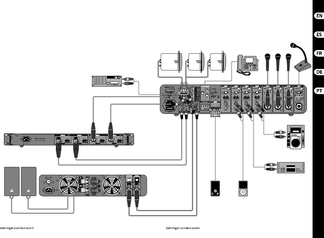 Behringer MA4008, MA4000M Quick Start Guide