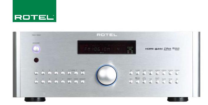 Rotel RSX-1550 User Manual