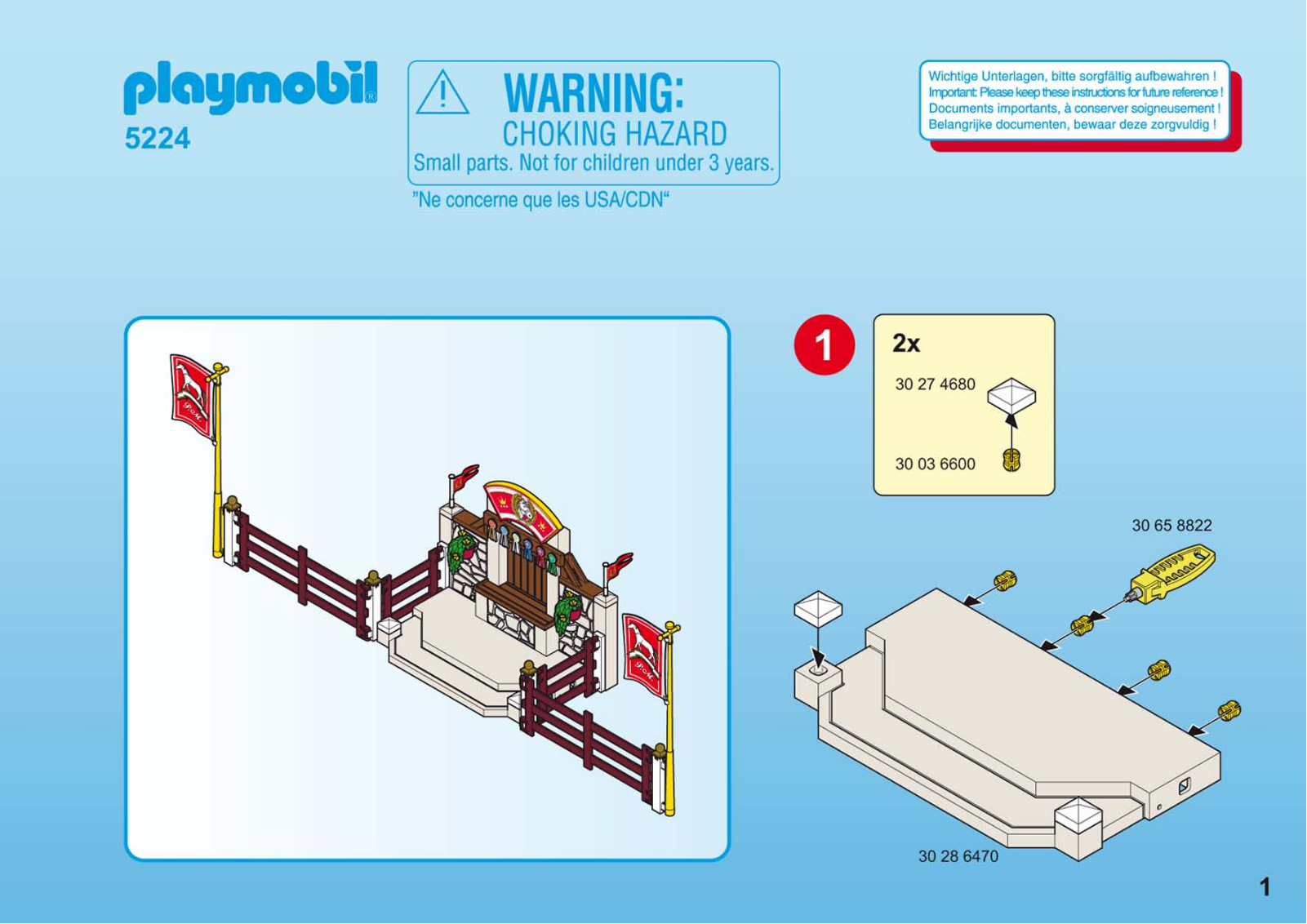 Playmobil 5224 Instructions