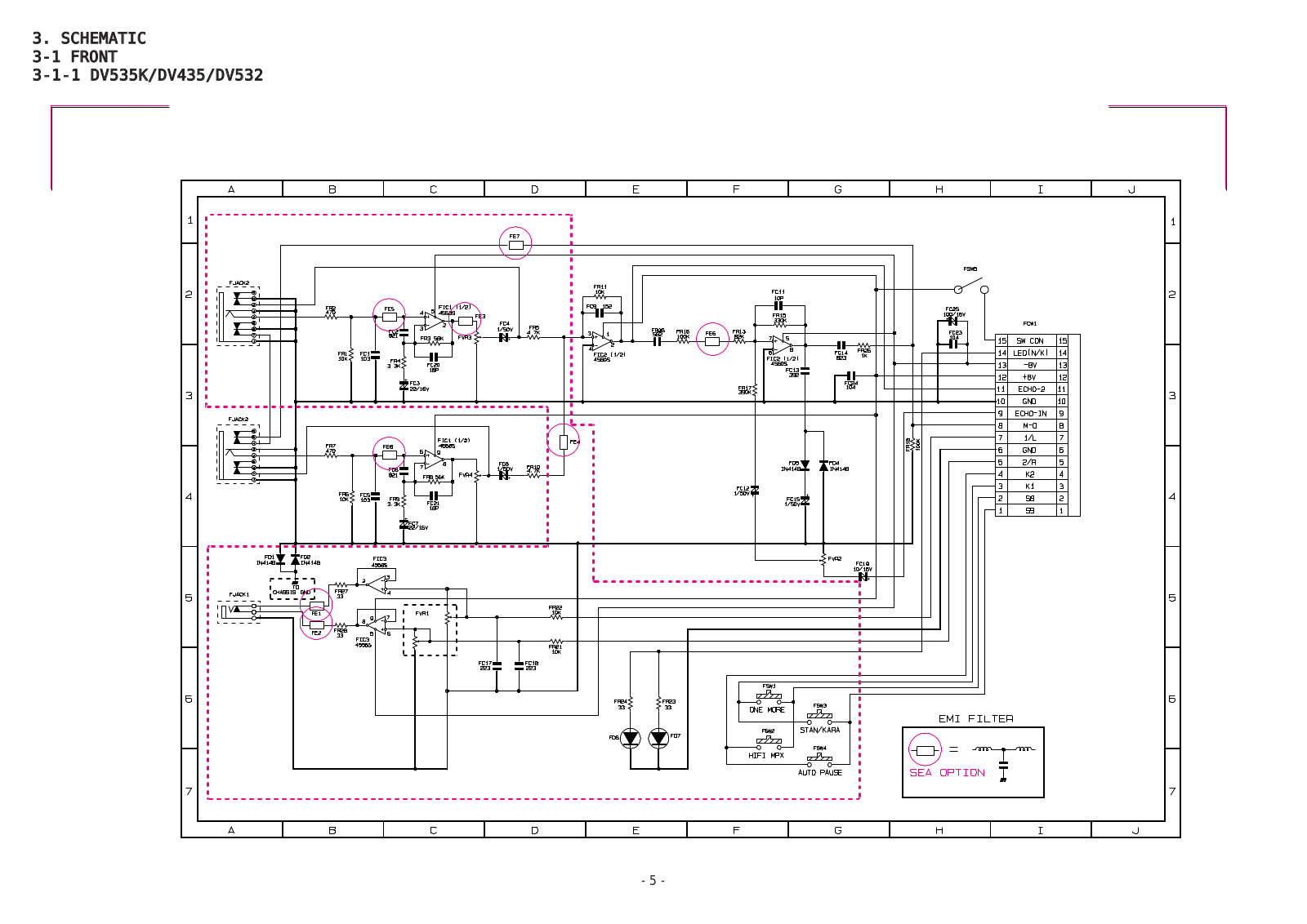 Samsung DV535, DV532, DV750, DV550 Schematics Diagram