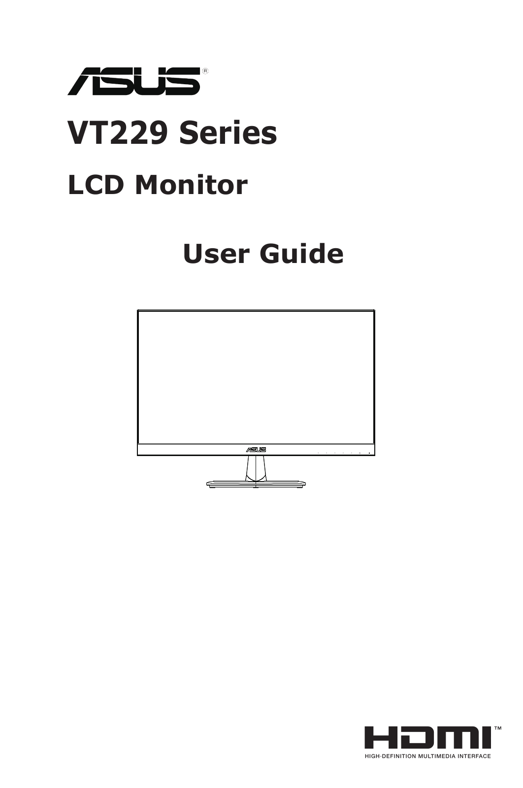 Asus VT229H User Manual