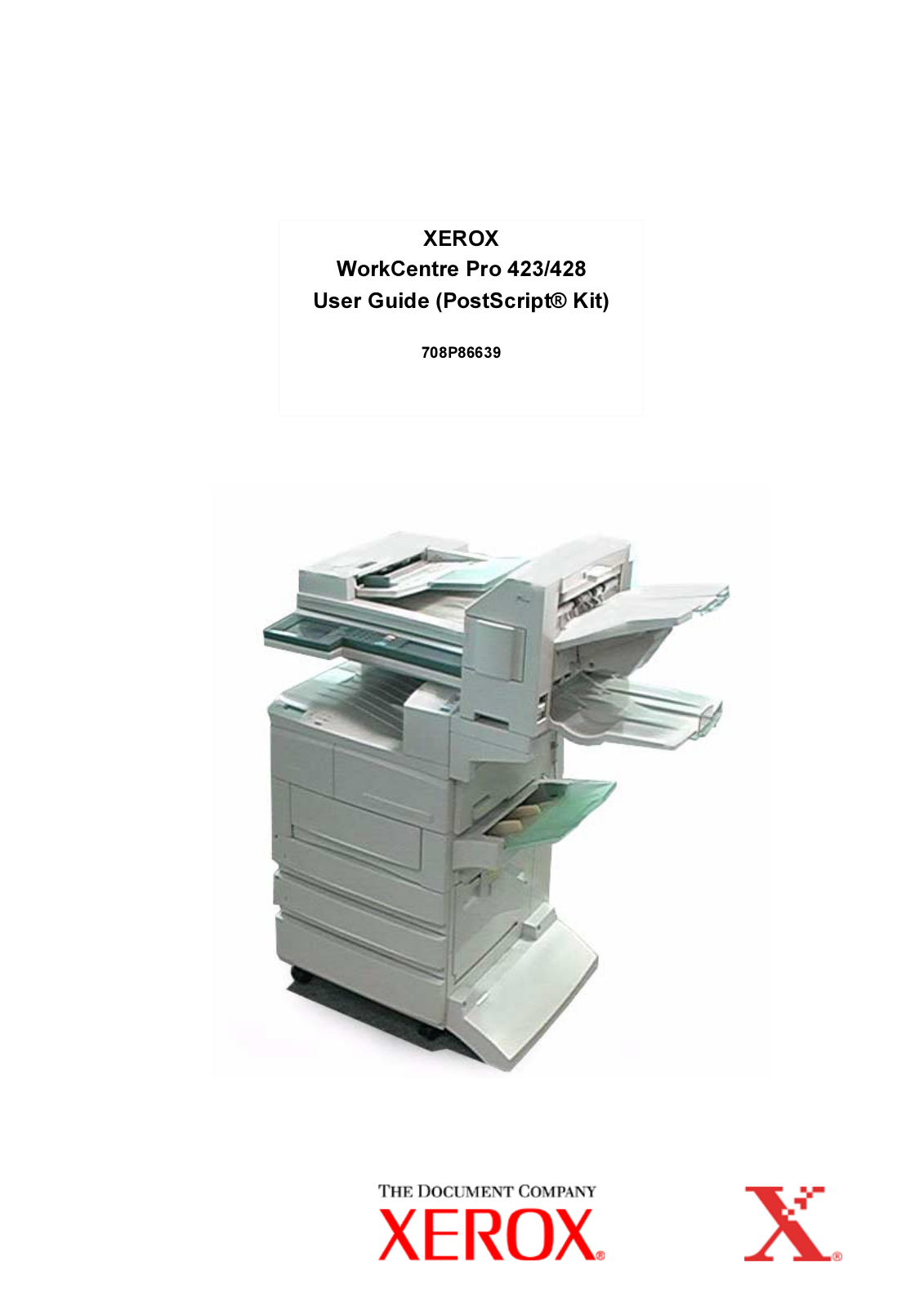 Xerox 428, 423 User Manual