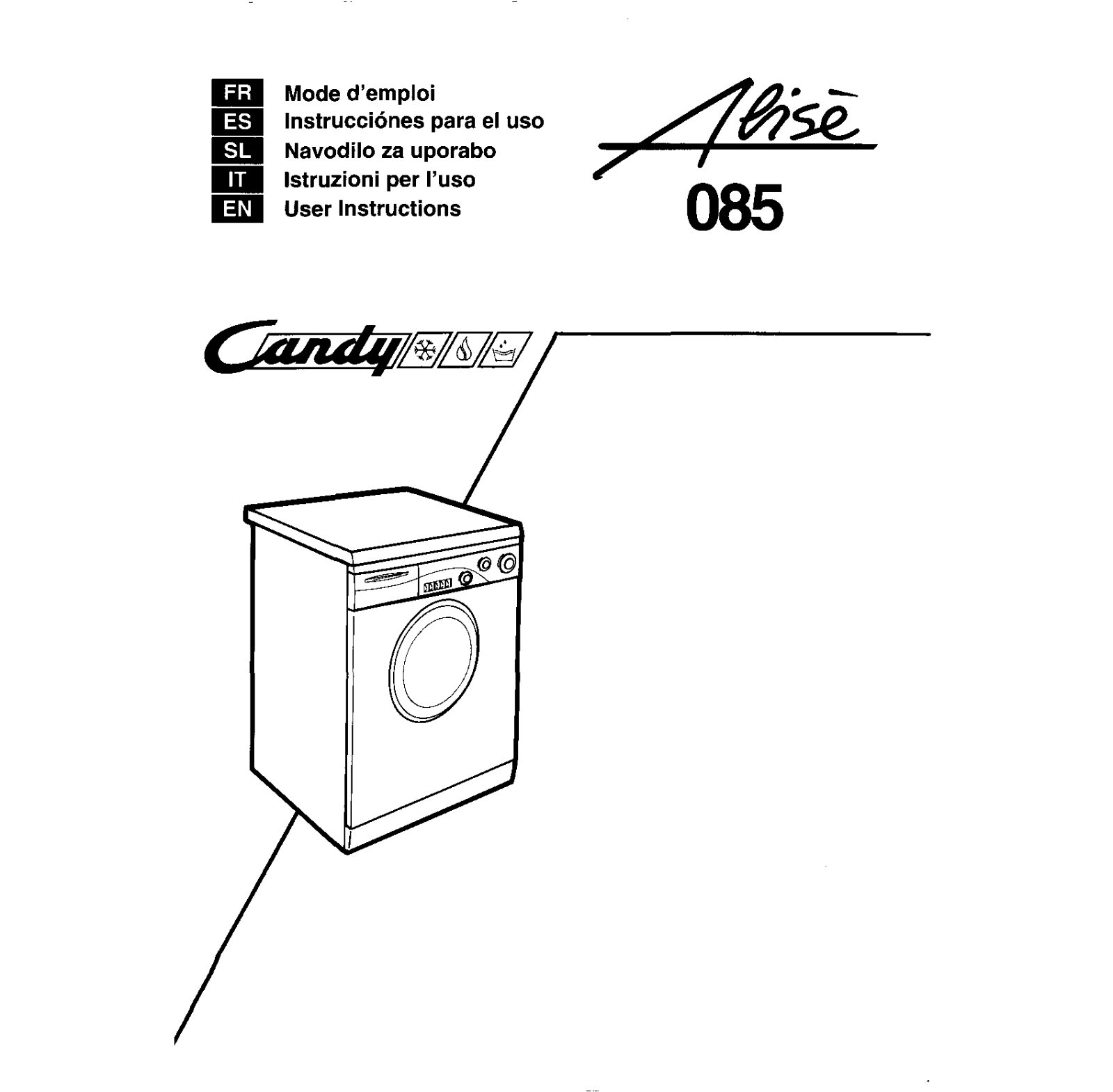 Candy ALISE 085 User Manual