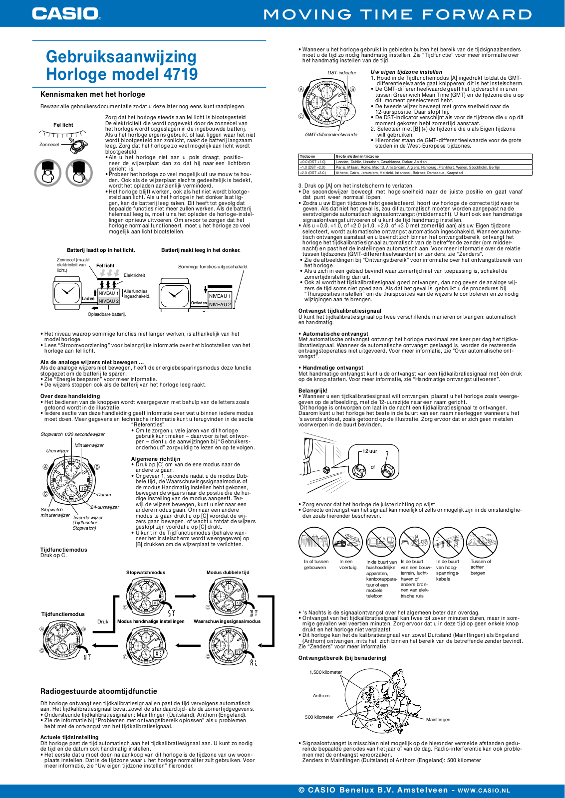 Casio 4719 Owner's Manual