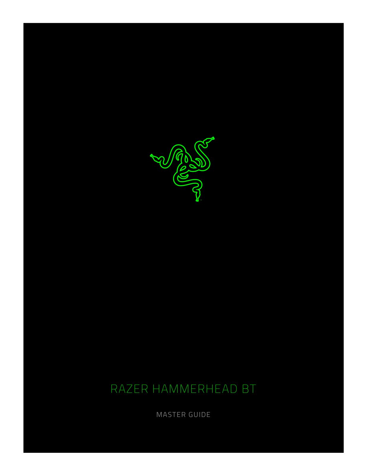 RAZER Hammerhead BT User Manual