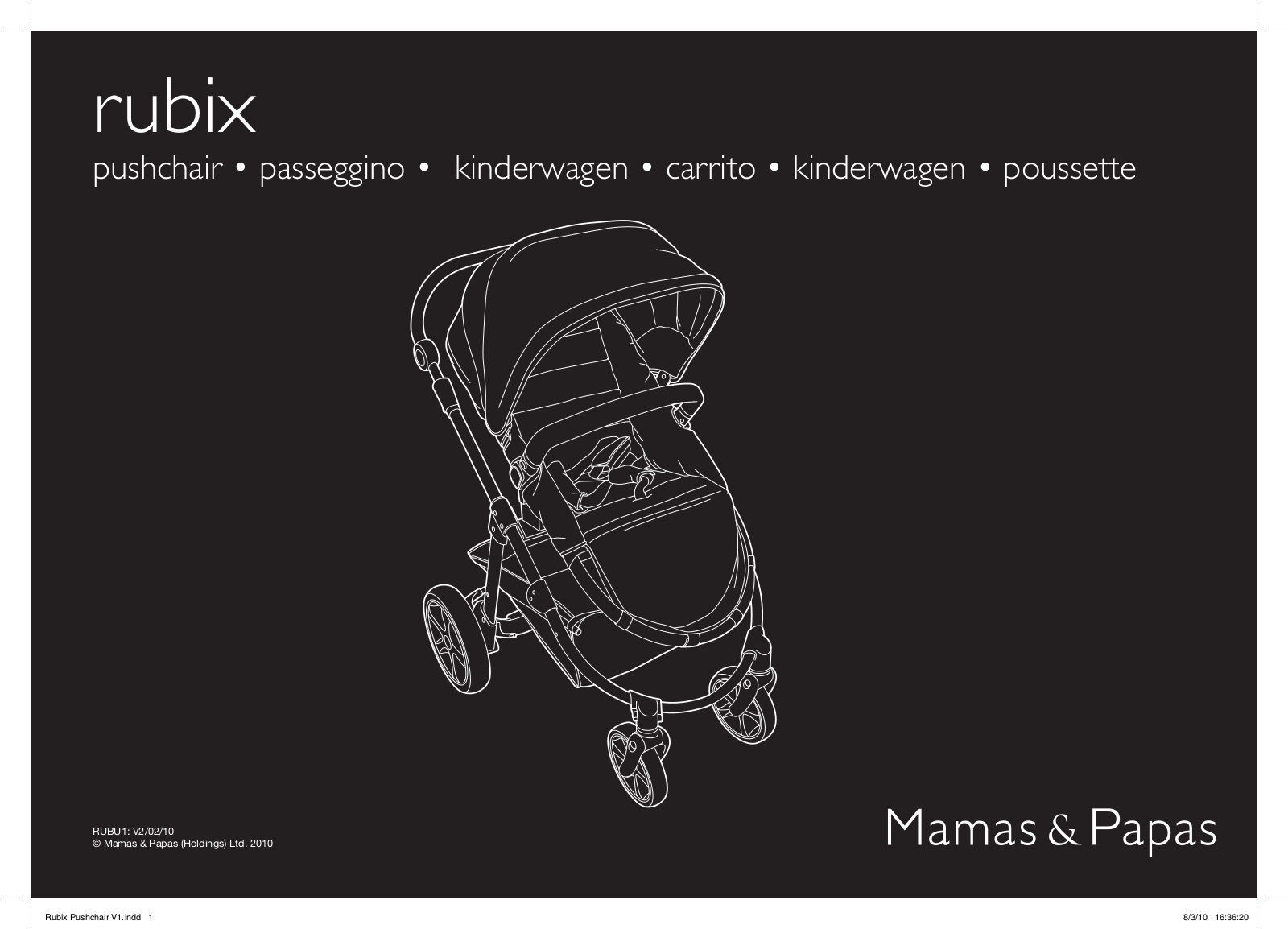 MAMAS & PAPAS RUBIX User Manual