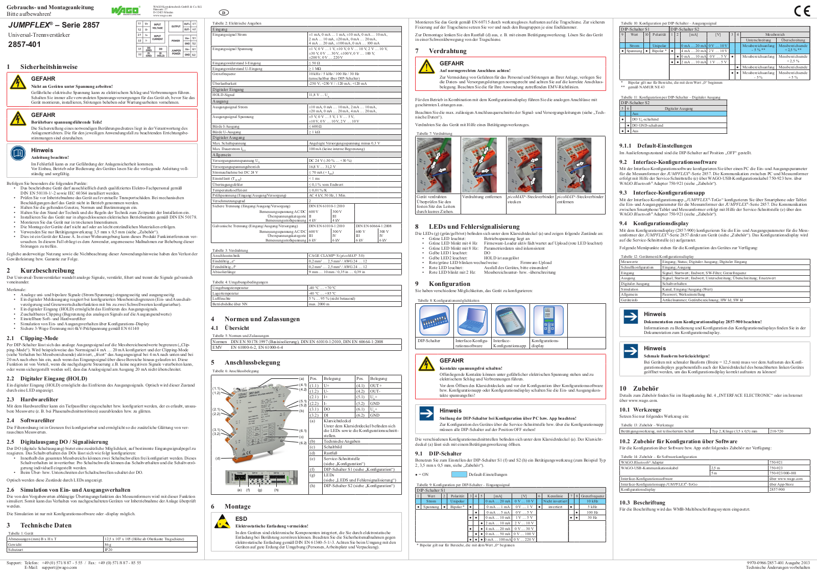 WAGO 2857-401 User guide