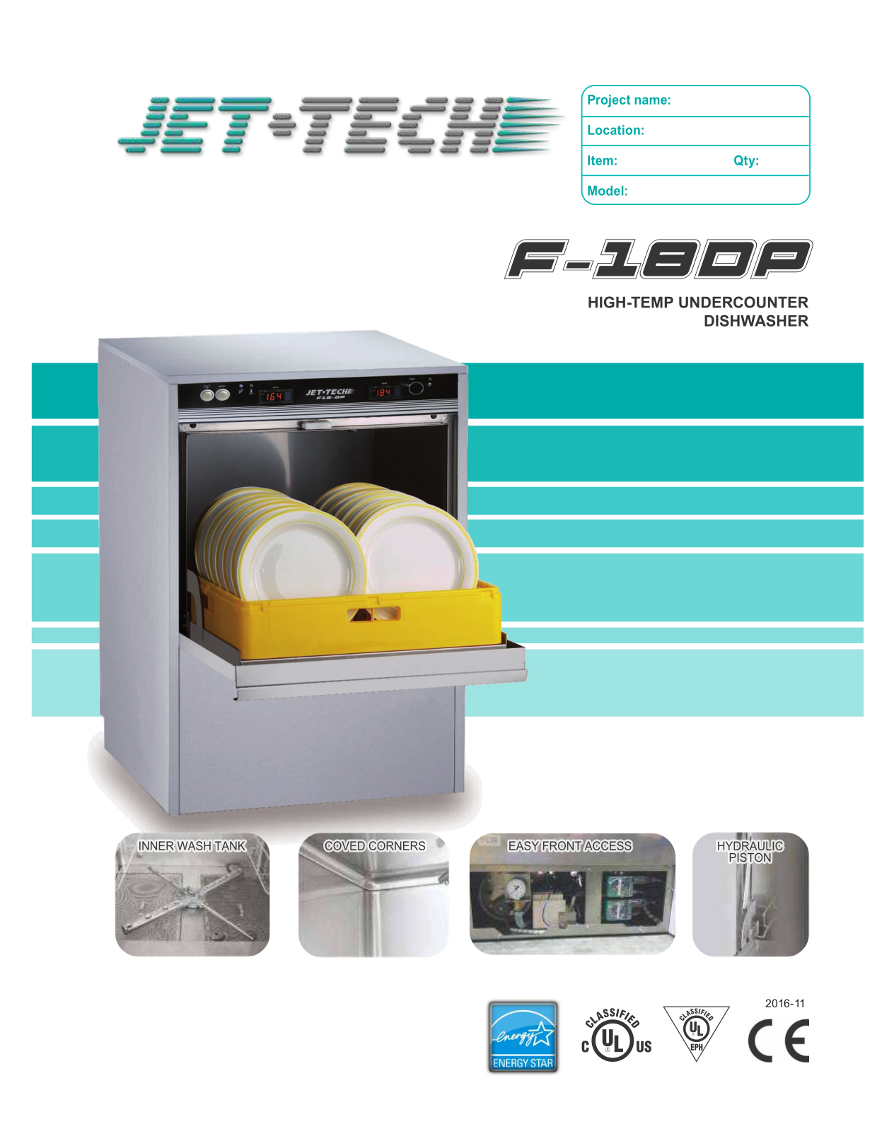 Jet-Tech F18DP Specifications