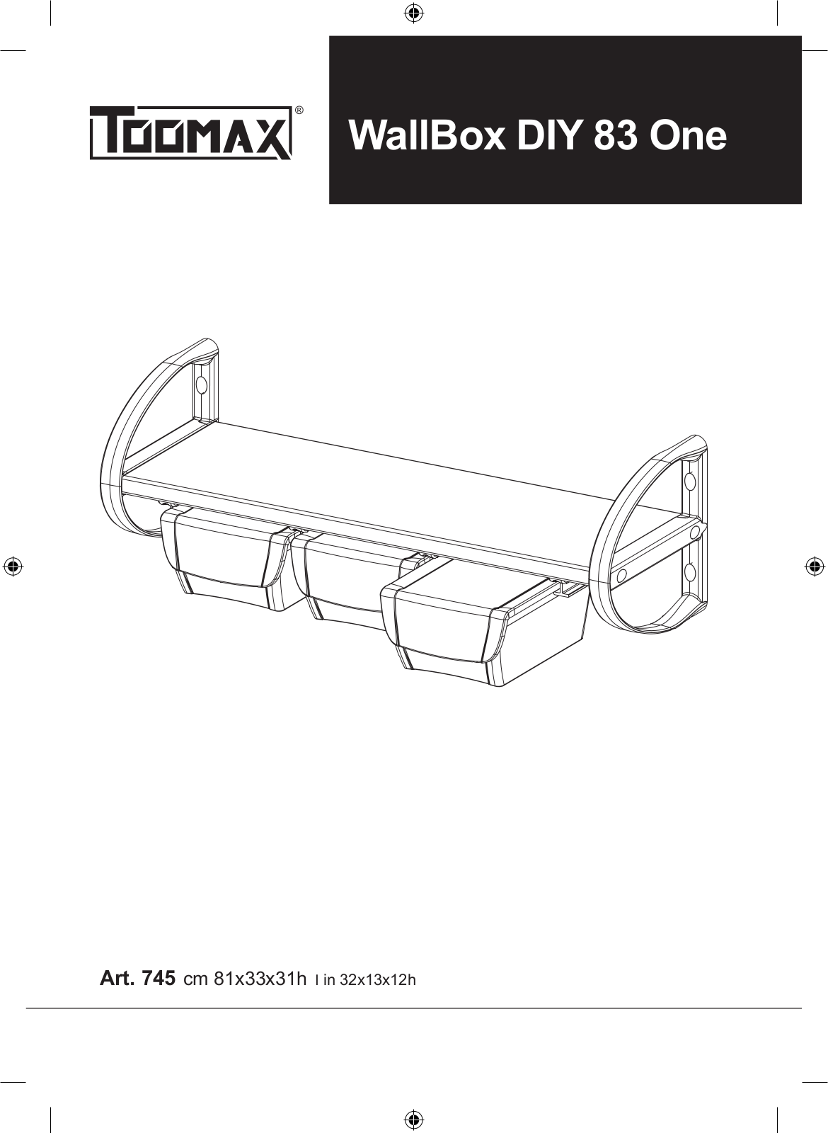 Toomax WallBox DIY 83 One User guide - ManualMachine.com