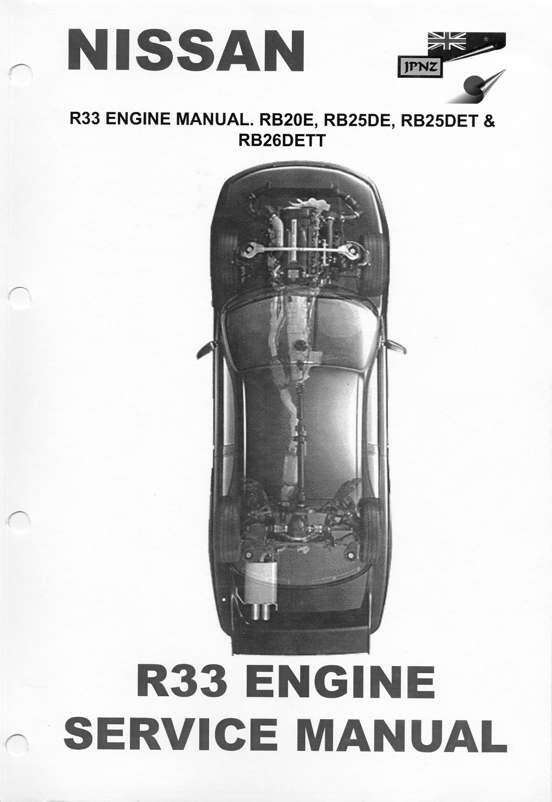 Nissan Skyline R33 User Manual
