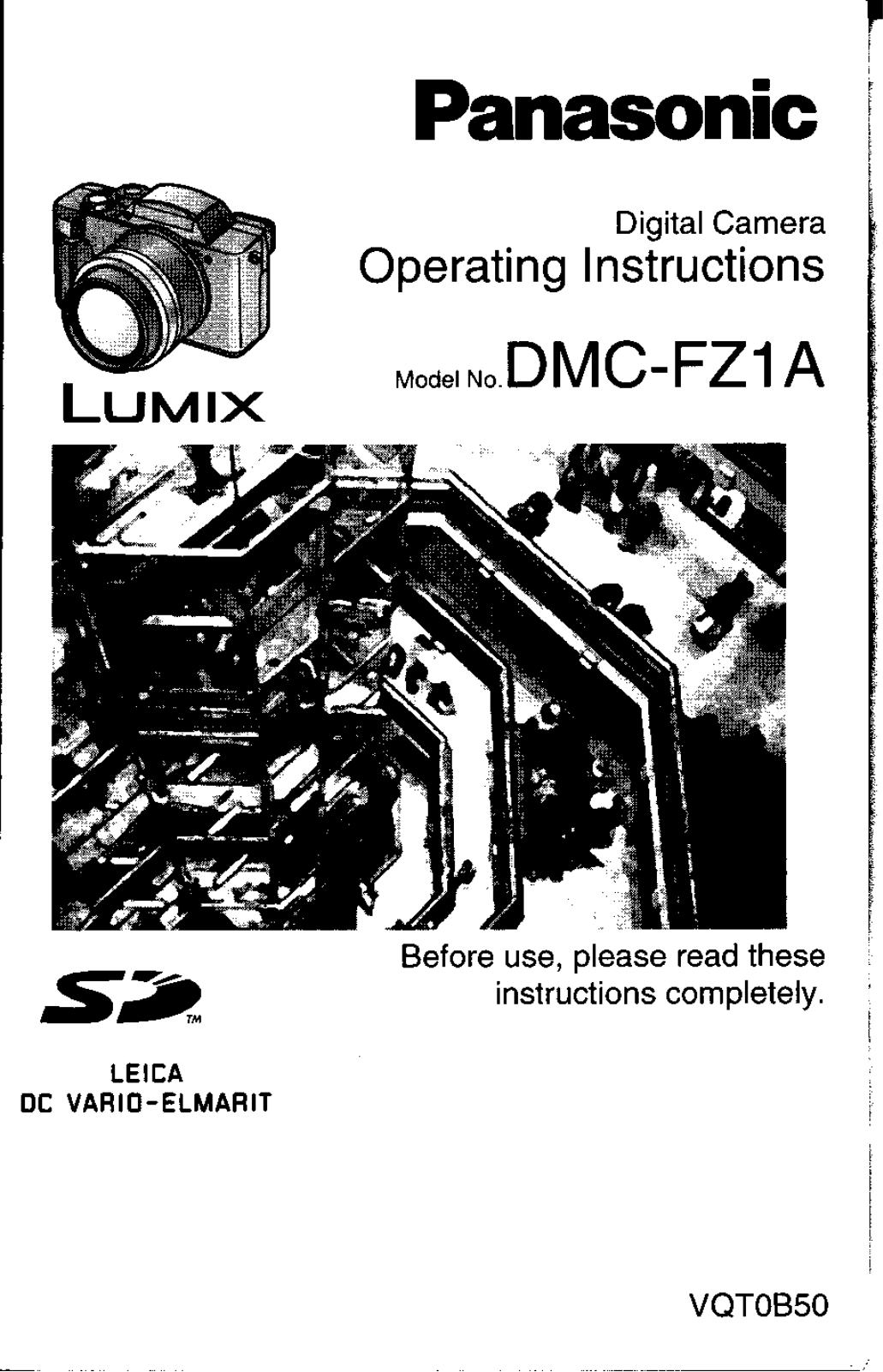 Panasonic DMC-FZ1A User Manual