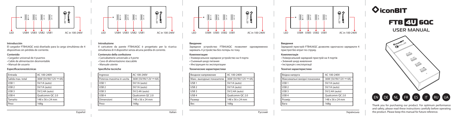 iconBIT FTB4U6QC User Manual