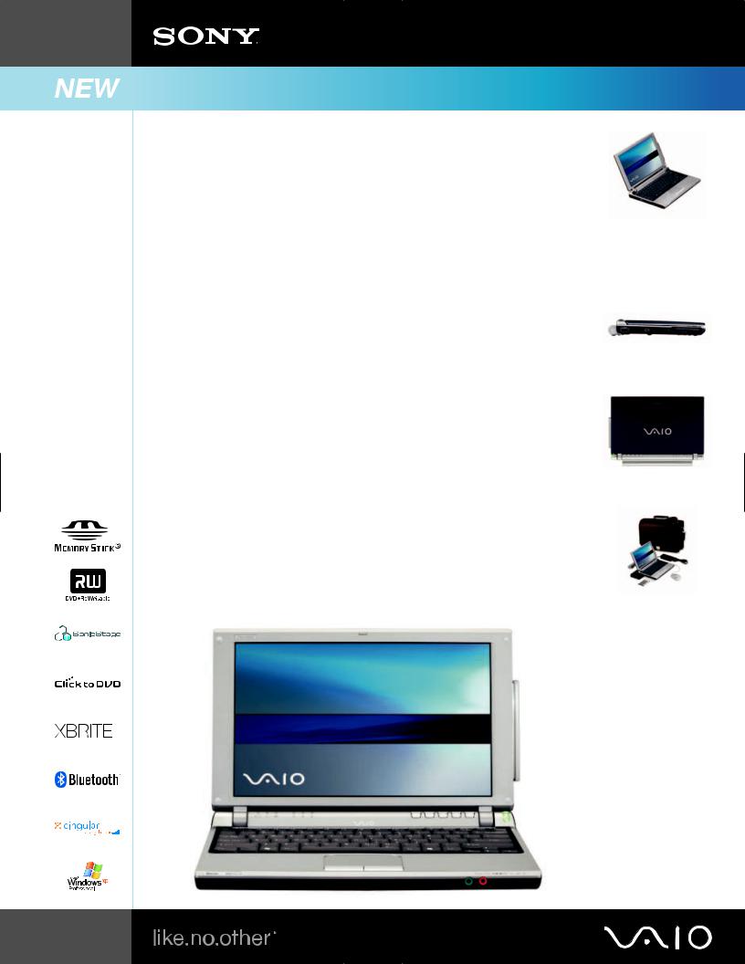 Sony VAIO VGN-T350P BROCHURE