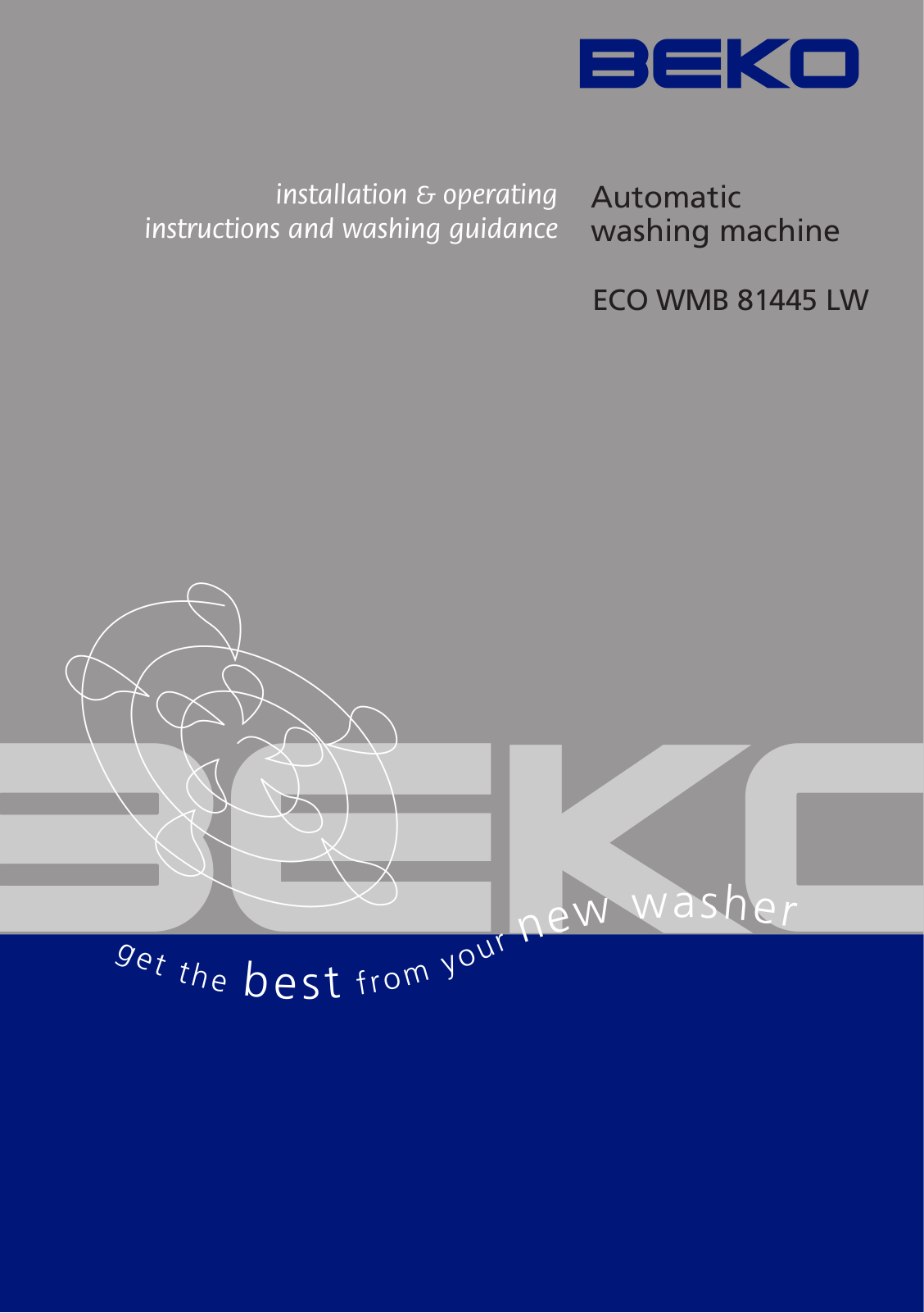 Beko WMB 81445 LW User Manual