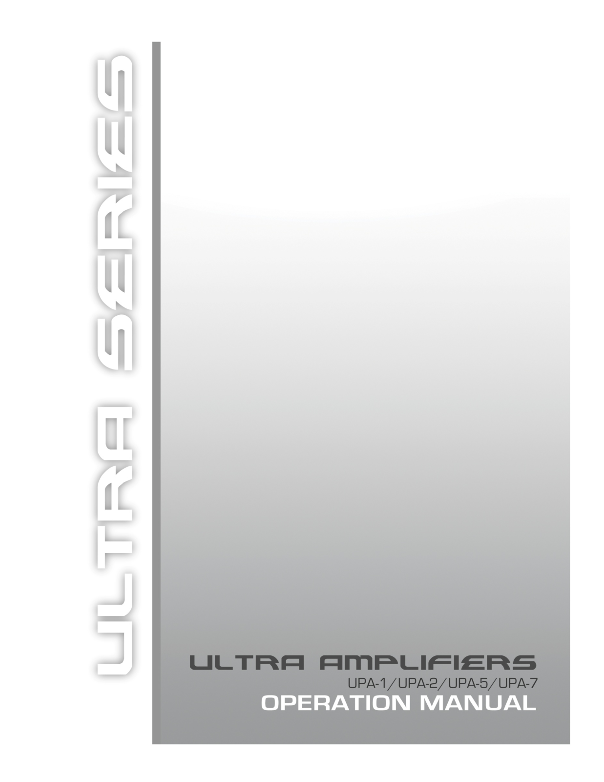 Emotiva UPA-1, UPA-5 User Manual