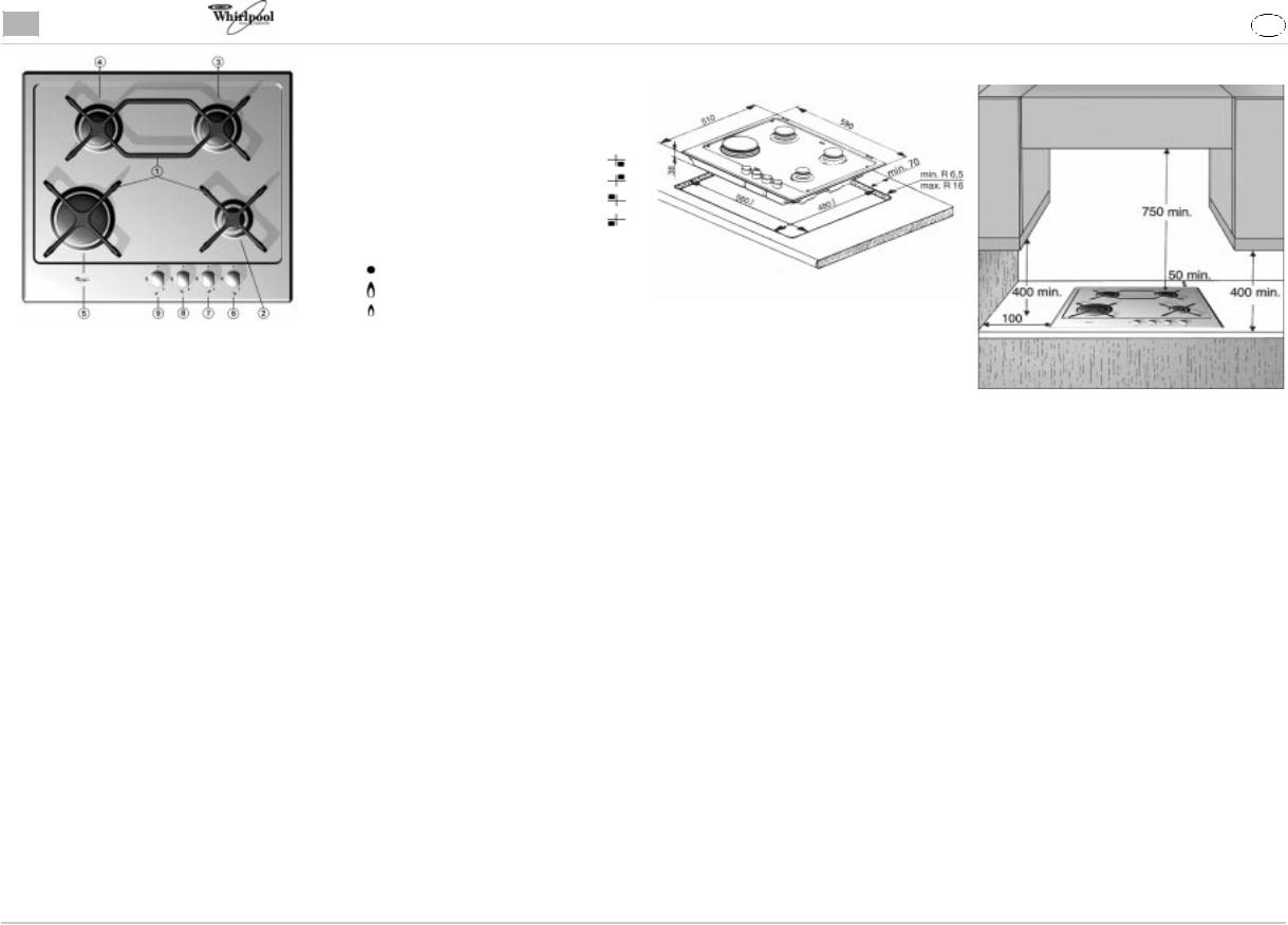 WHIRLPOOL AKT676 User Manual