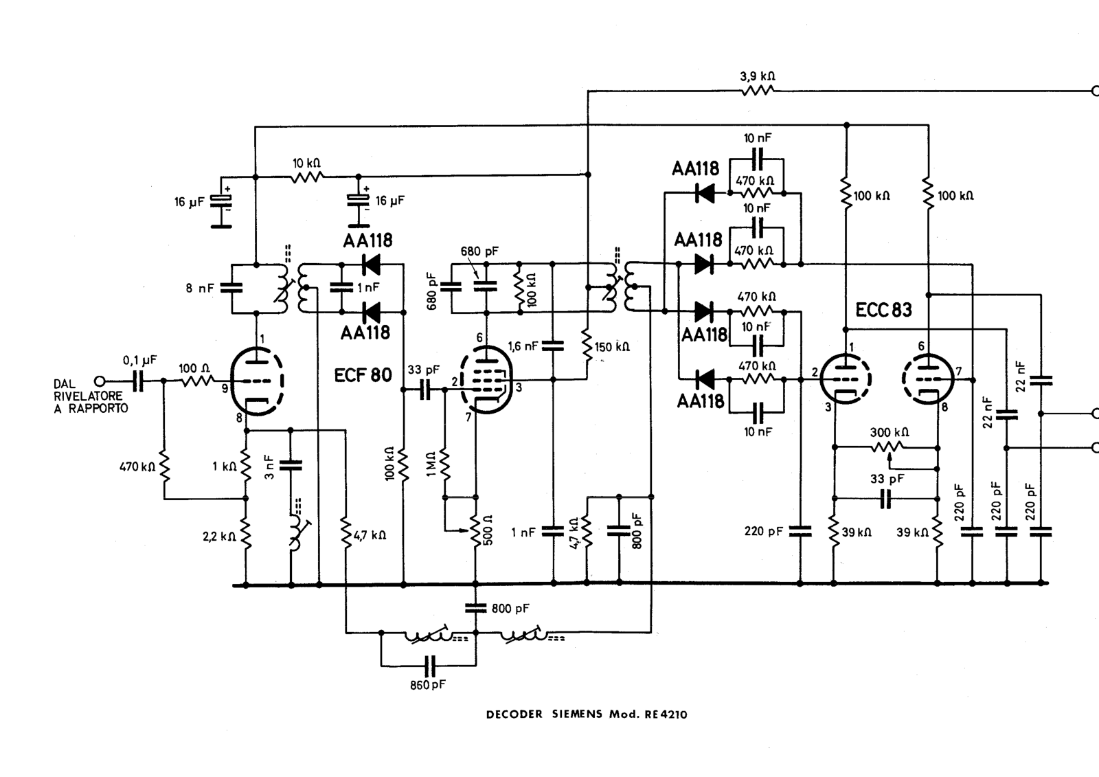 Siemens re4210 schematic