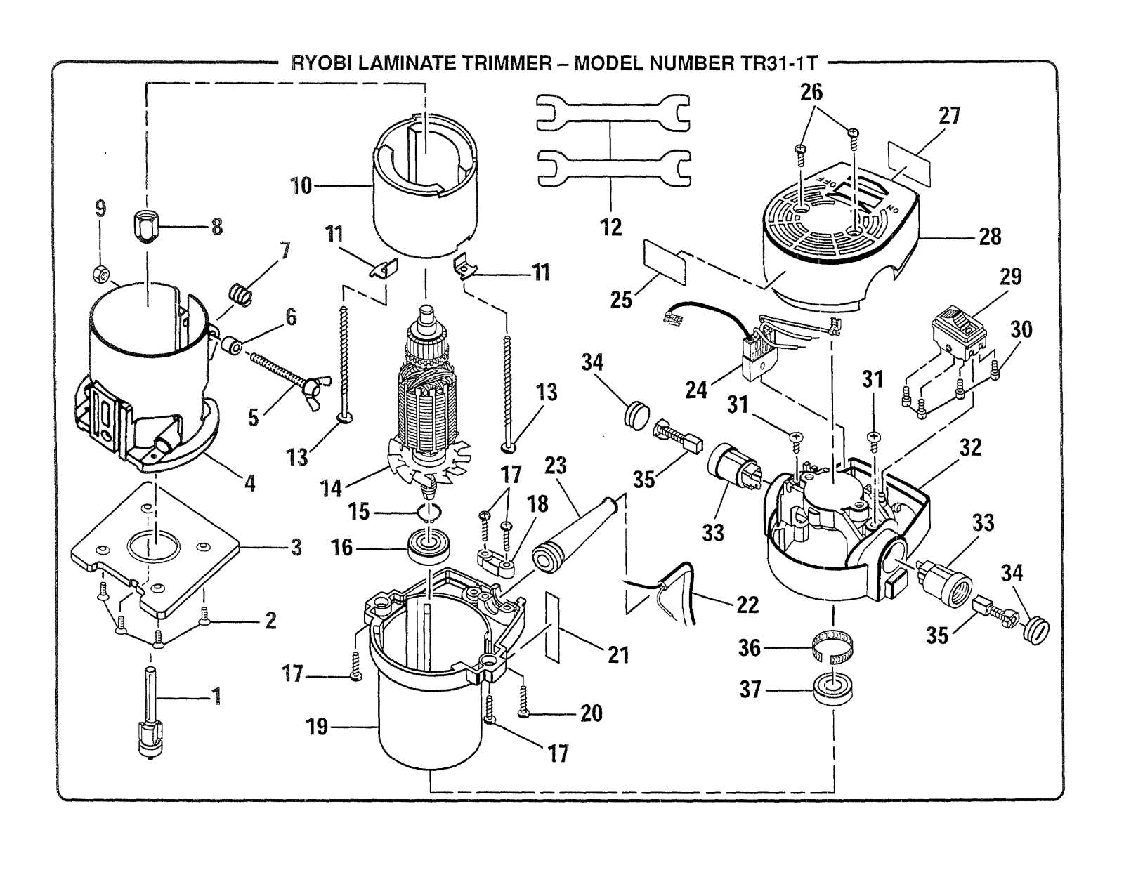 Ryobi TR31-1T User Manual