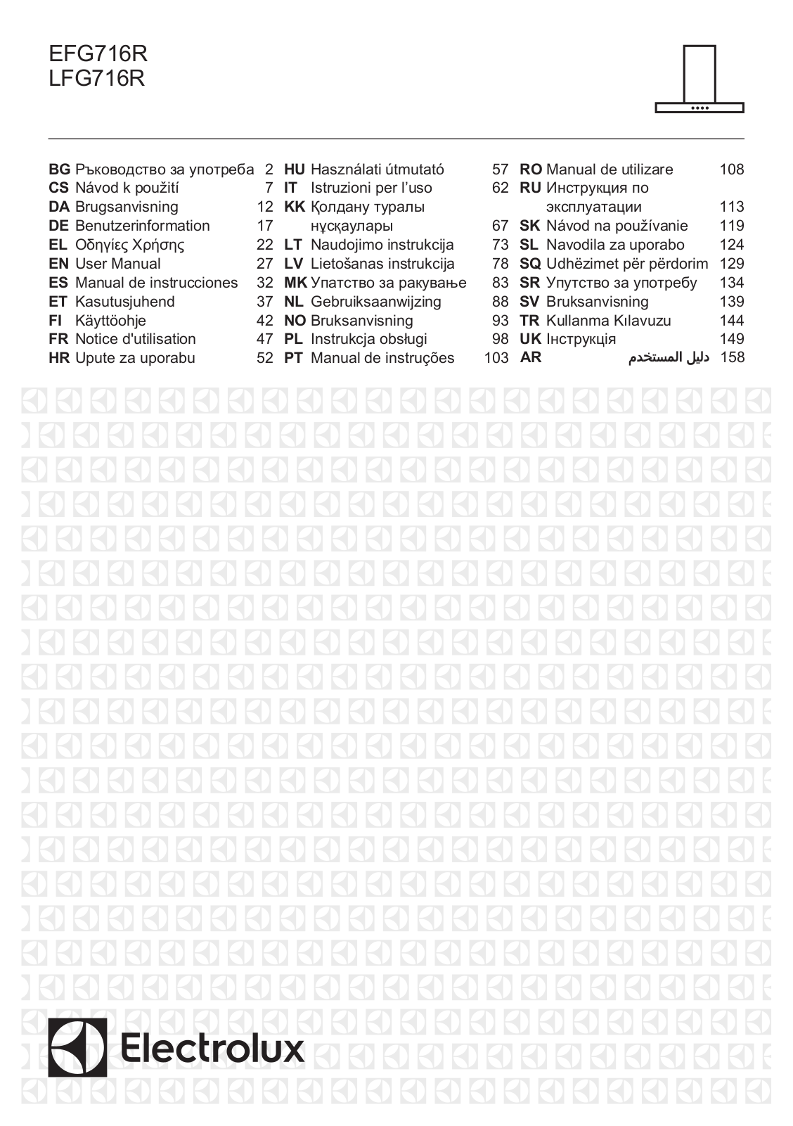 ELECTROLUX EFG716R User guide - ManualMachine.com