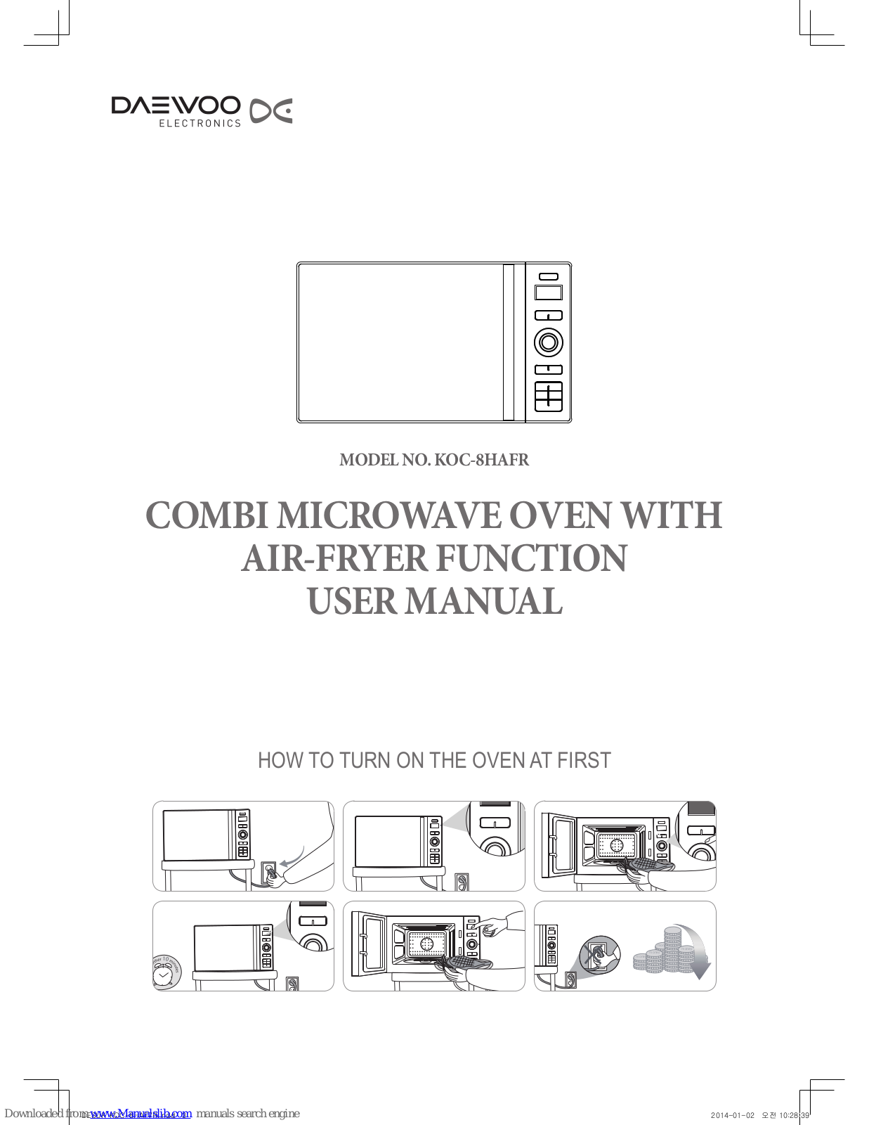 DAEWOO KOC-8HAFR User Manual