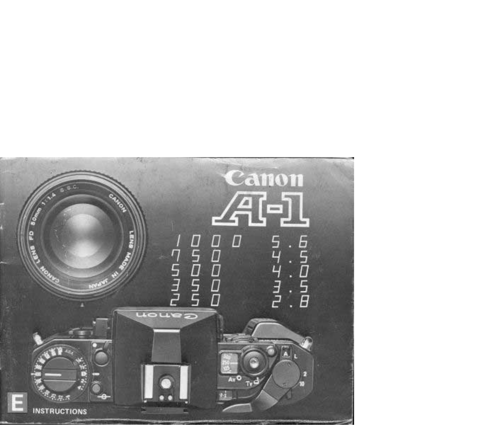 Canon A-1 Operating Instructions