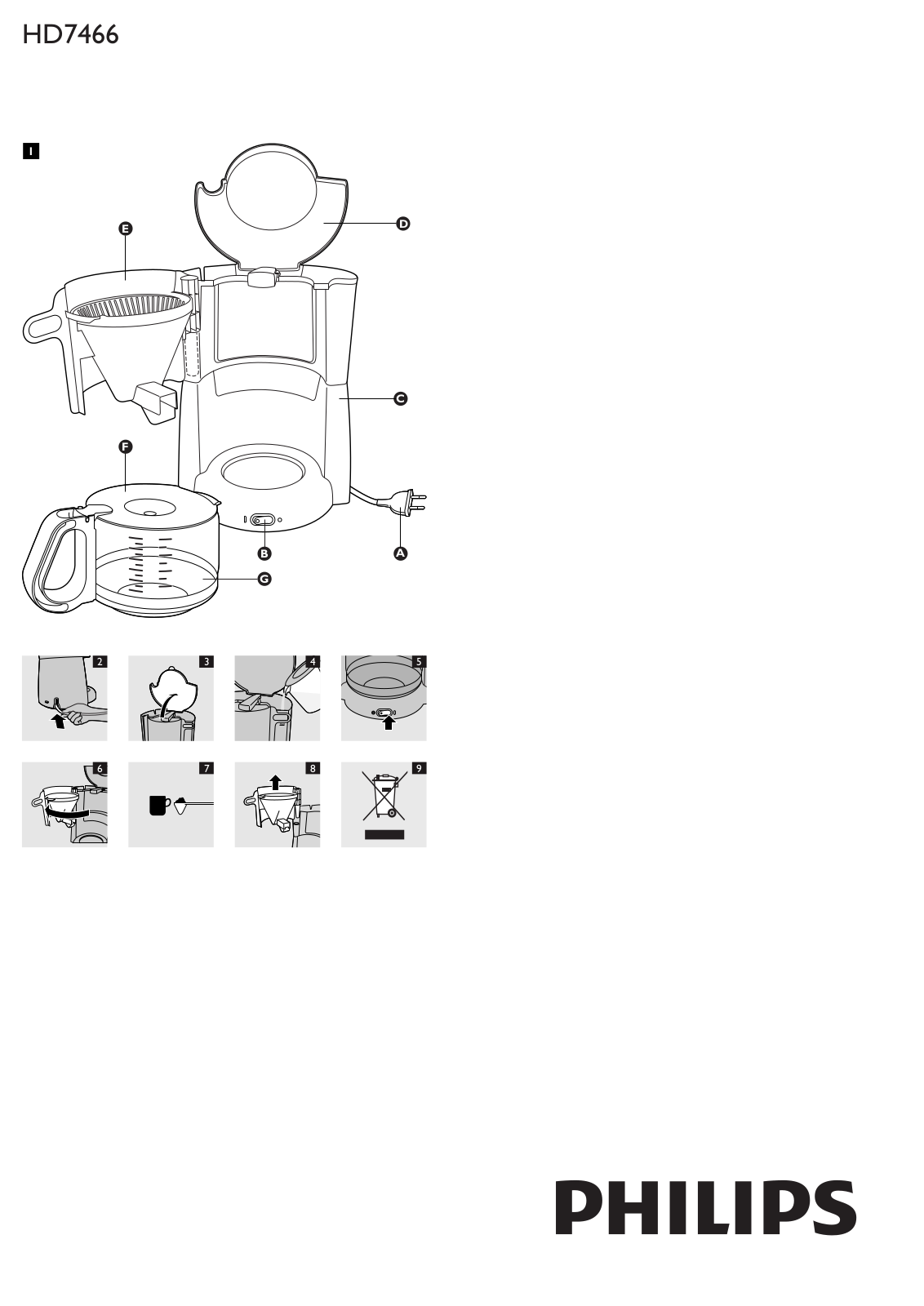 PHILIPS HD7466 User Manual