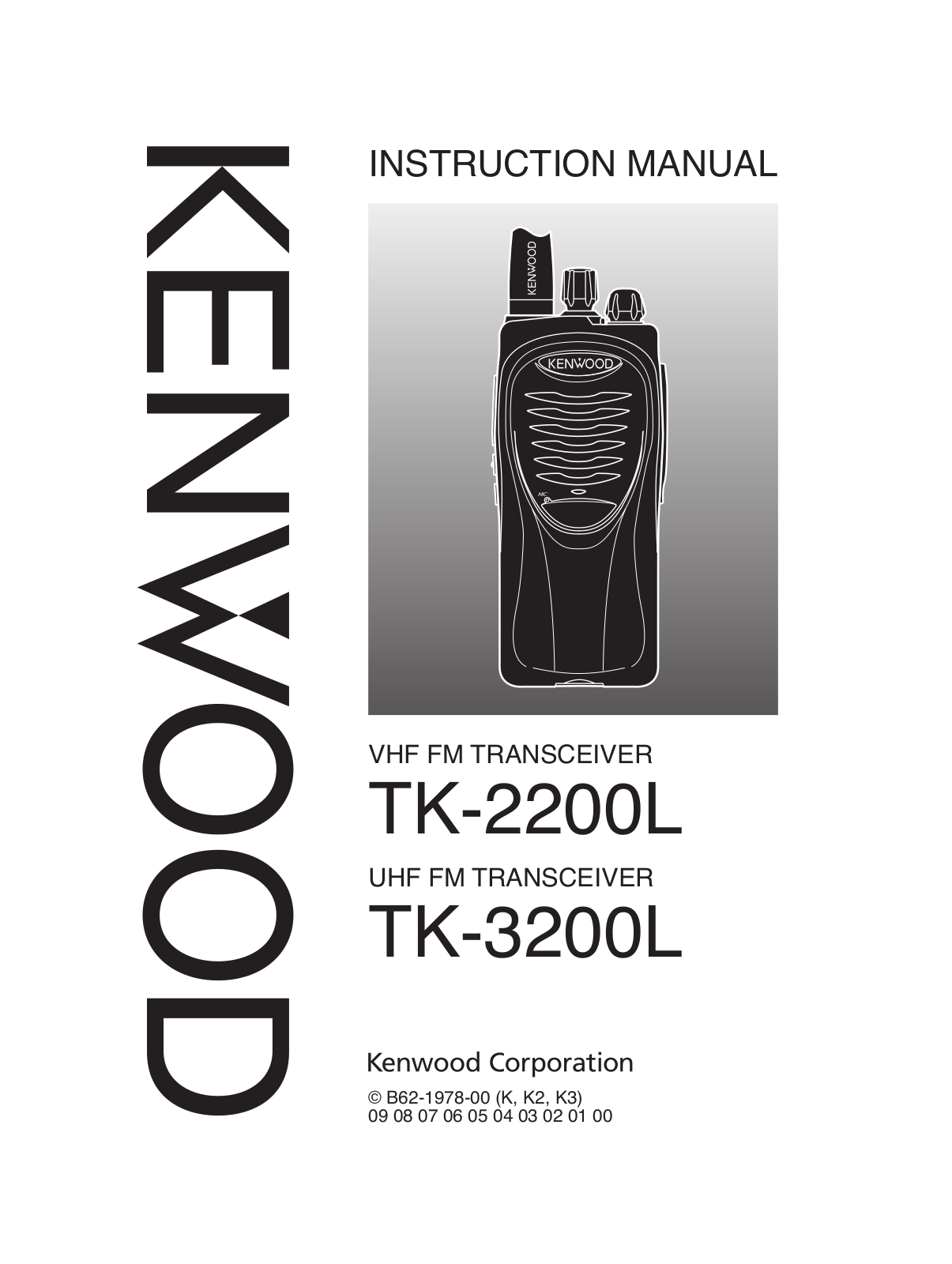 KENWOOD TK-3200L, TK-2200L User Manual