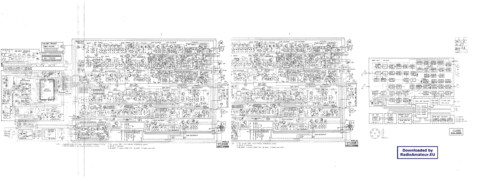 Yaesu FT230 Schematic