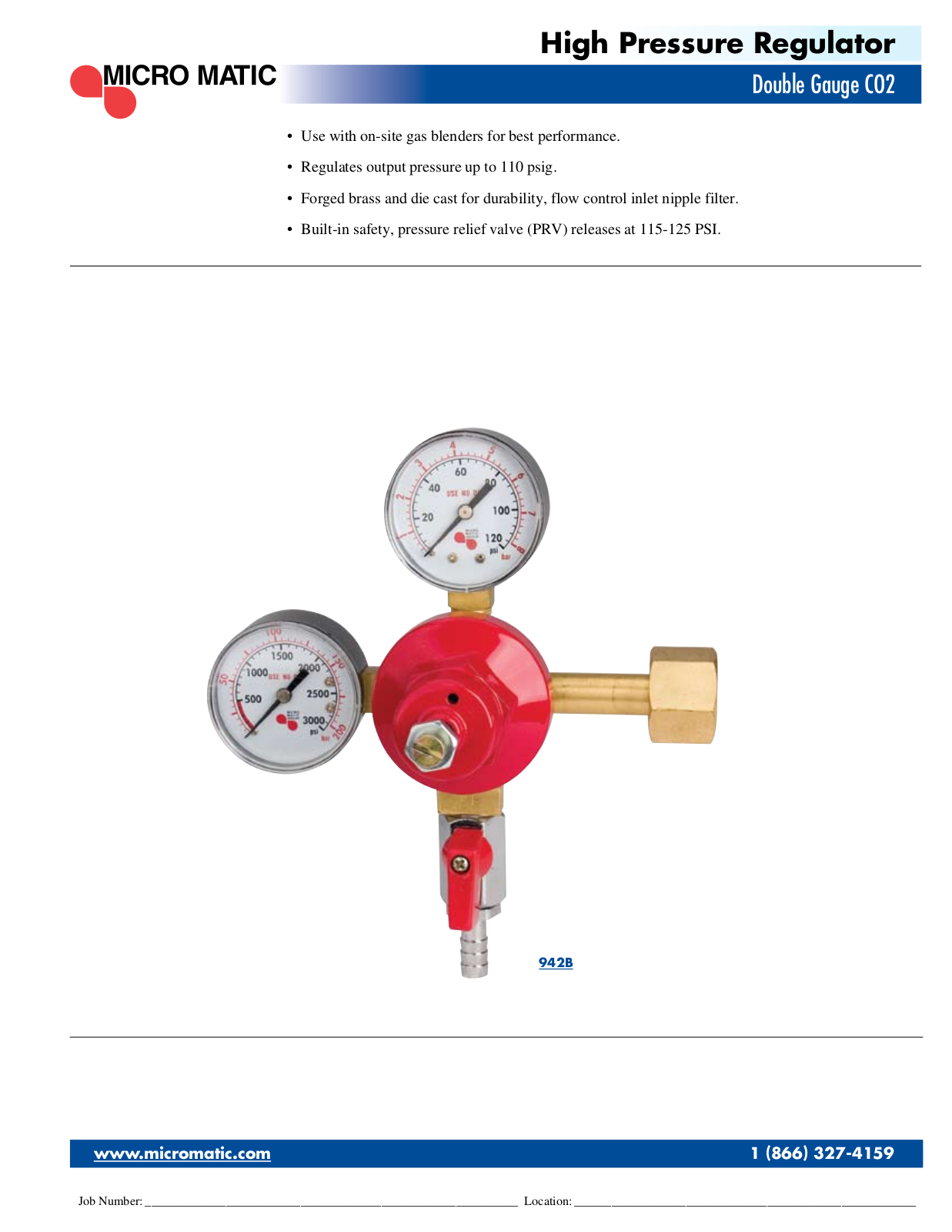 Micro Matic 942B User Manual