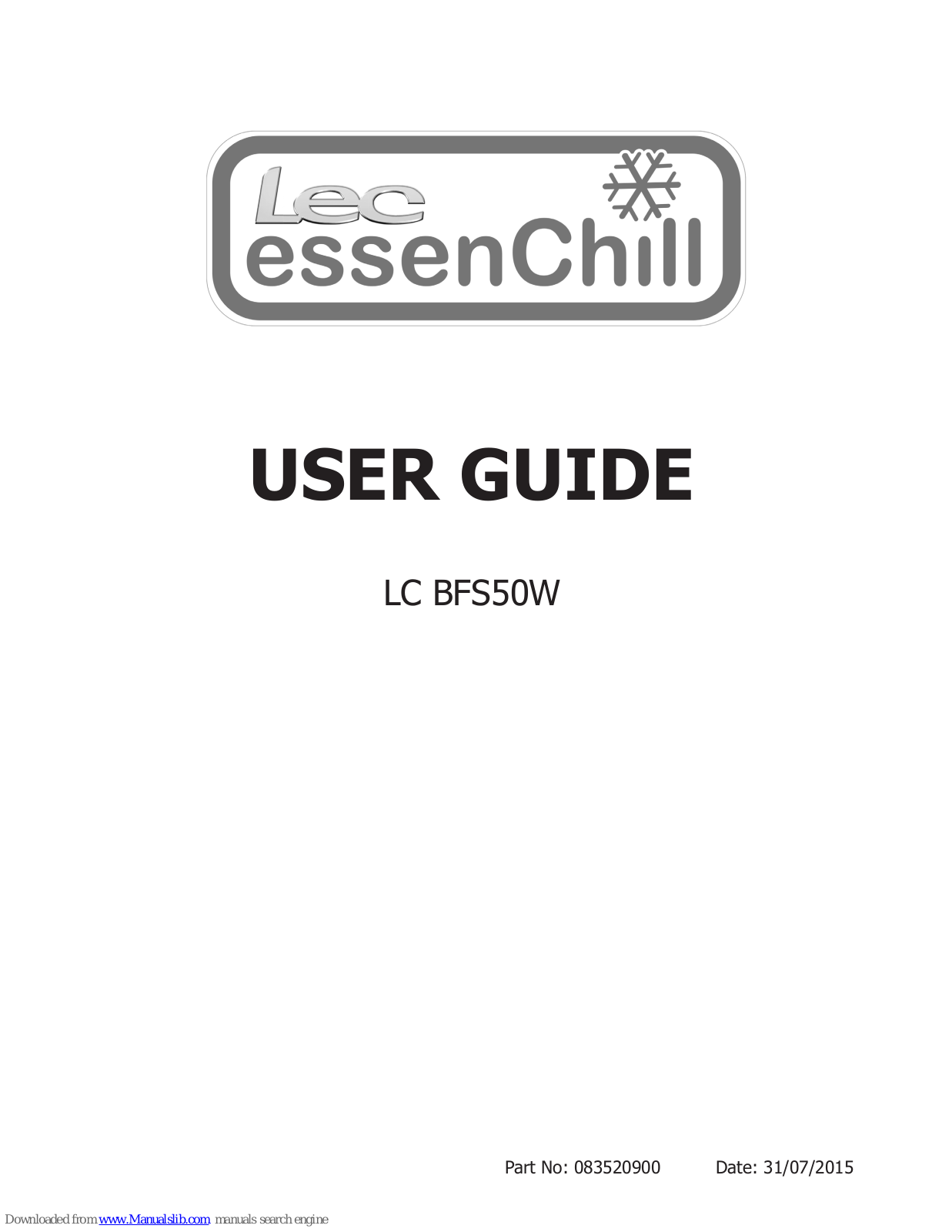 Lec essenChill LC BFS50W User Manual - ManualMachine.com