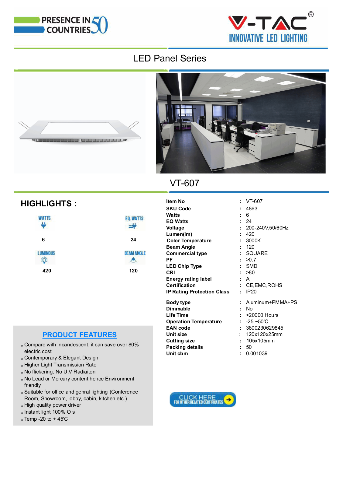 V-TAC VT-4863 Datasheet - ManualMachine.com