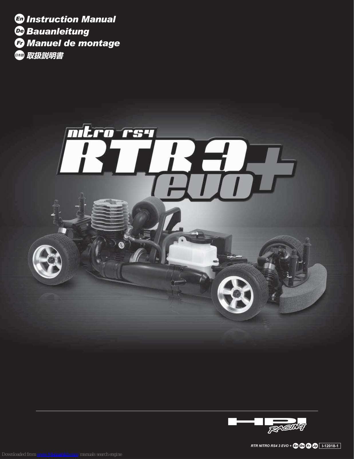 HPI Racing RTR NITRO RS4 3 EVO+ Instruction Manual