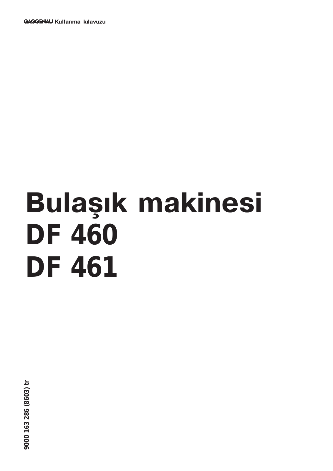 Gaggenau DF461560 User Manual